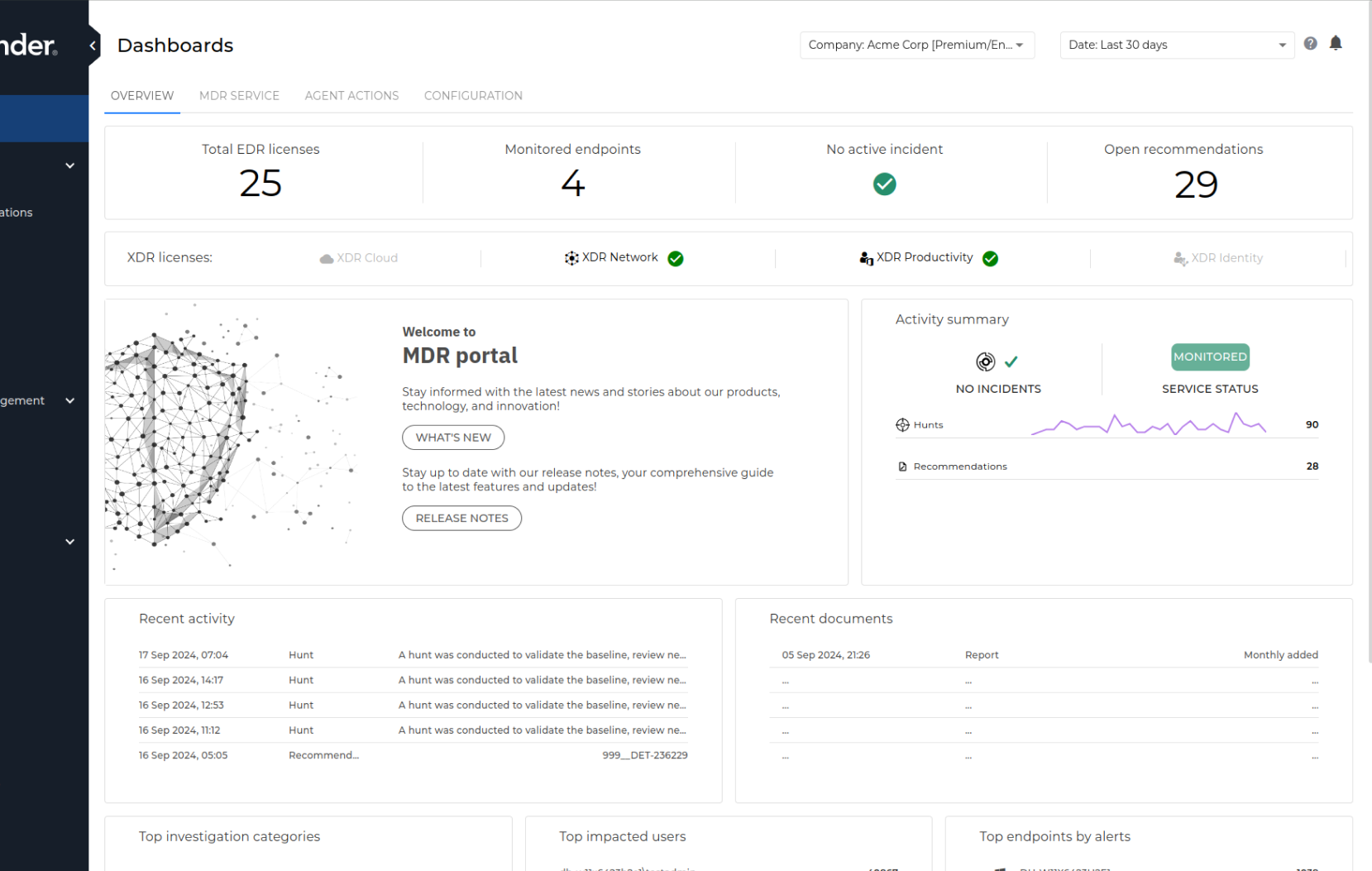 MDR platform