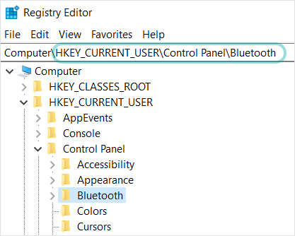 Registry key