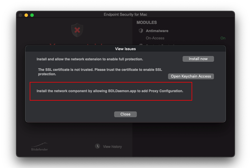 bitdefender endpoint security for mac