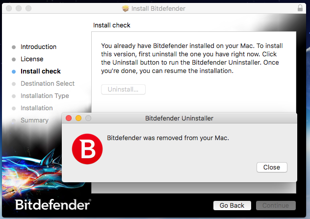 bitdefender antivirus uninstall tool mac