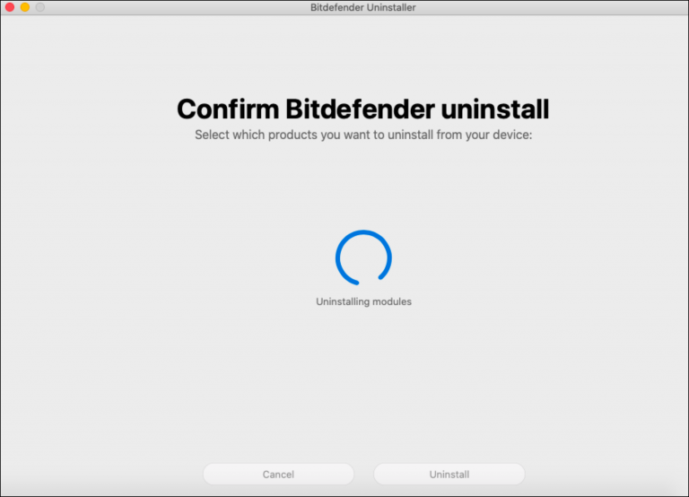 uninstall bitdefender antivirus for mac