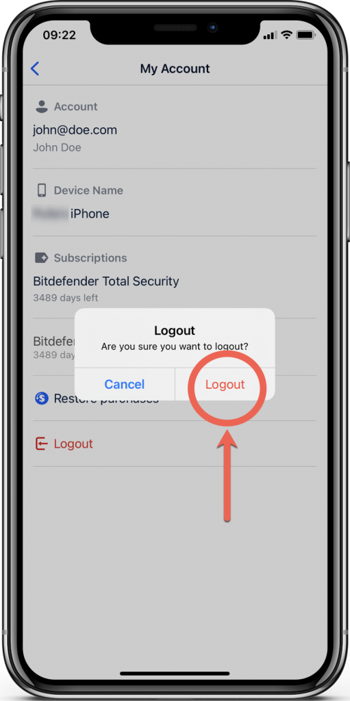 Switch Account: Connect your apps to another Bitdefender Central account