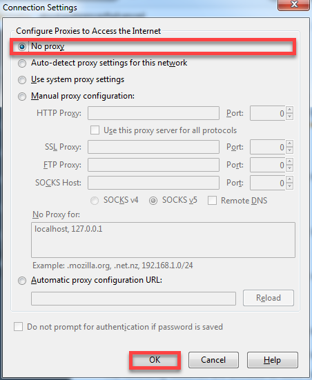 How to remove proxy settings in your browser