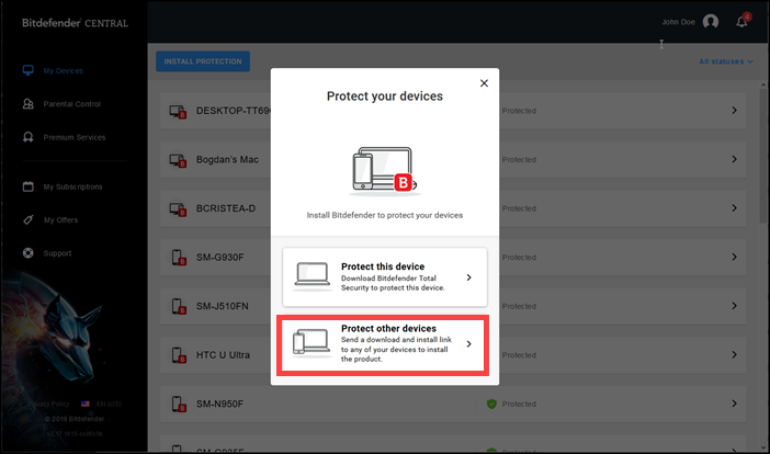 bitdefender free download will not install on windows 10