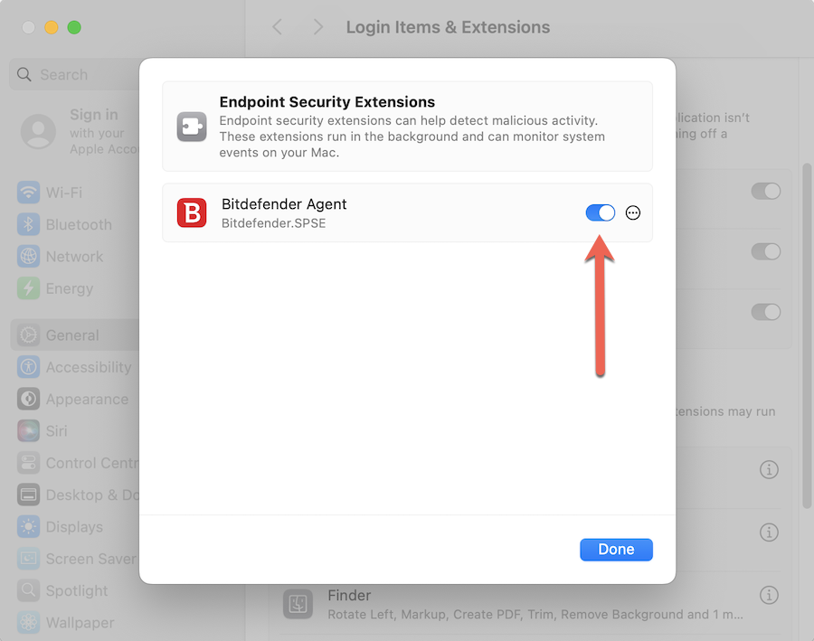 Bitdefender Agent