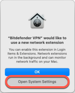 Open System Settings