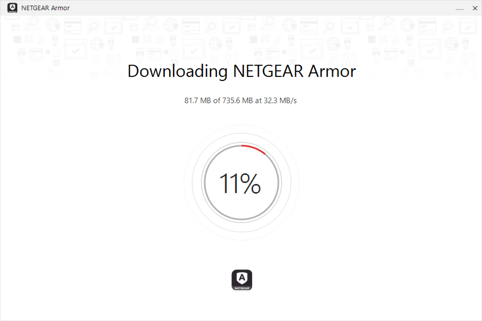 Downloading NETGEAR Armor on Windows