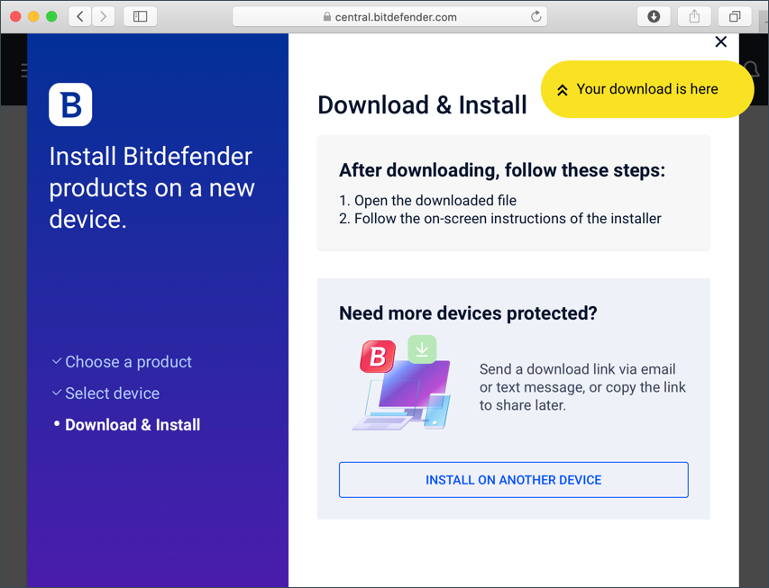 install bitdefender for mac from internet