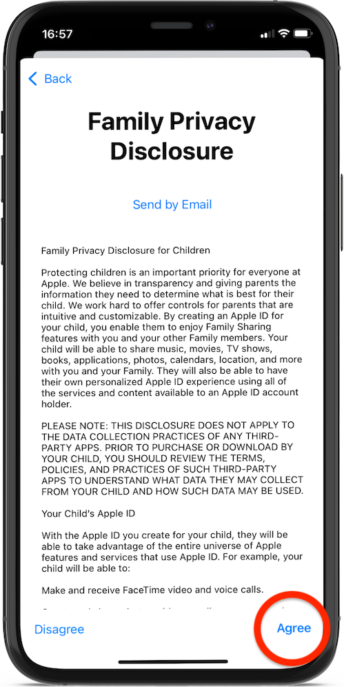 Family Privacy Disclosure