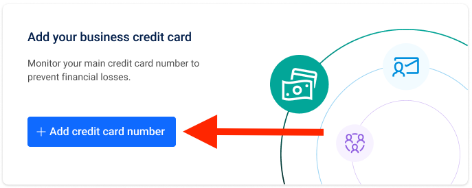Add credit card number