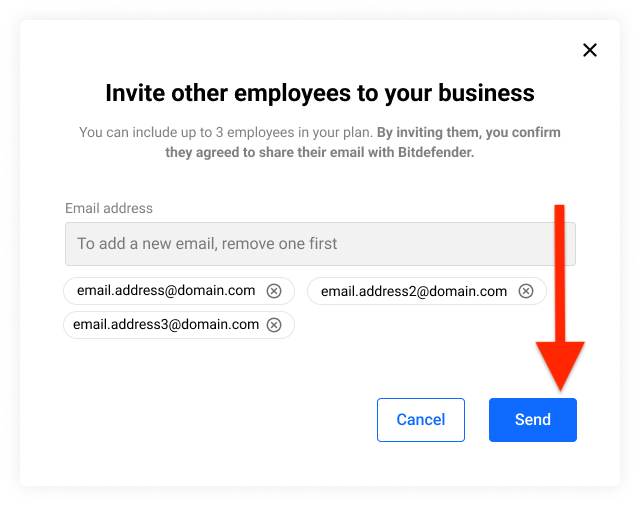 Invite employees to your business