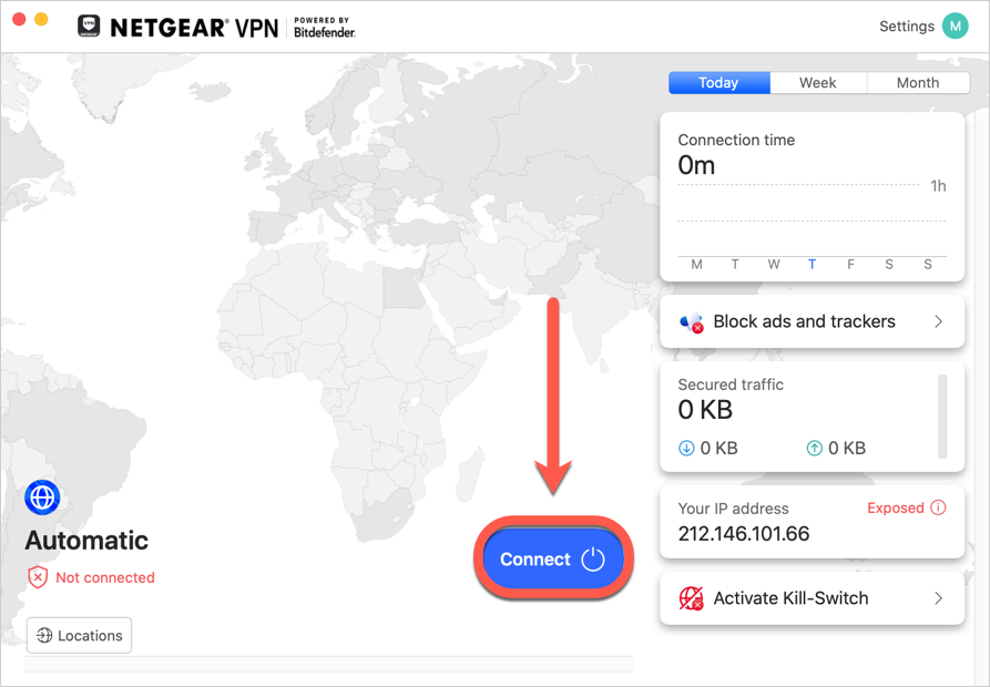 Connect NETGEAR VPN on macOS