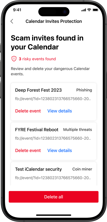 Calendar Invites Protection