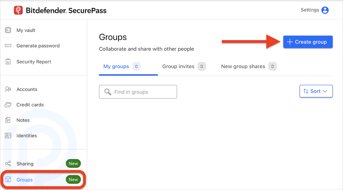 Create group