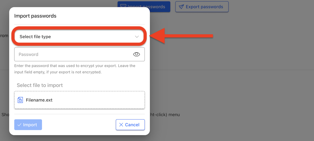 How to Import Passwords into SecurePass