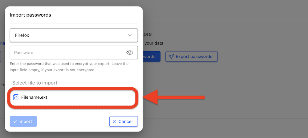 How to Import Passwords into SecurePass